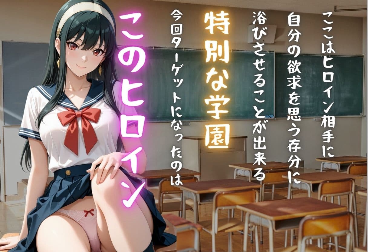 【学園ヒロイン〜俺たちの肉便器】〜SPY×FA◯ILY〜ヨ◯・フォージャー編〜 サンプル1