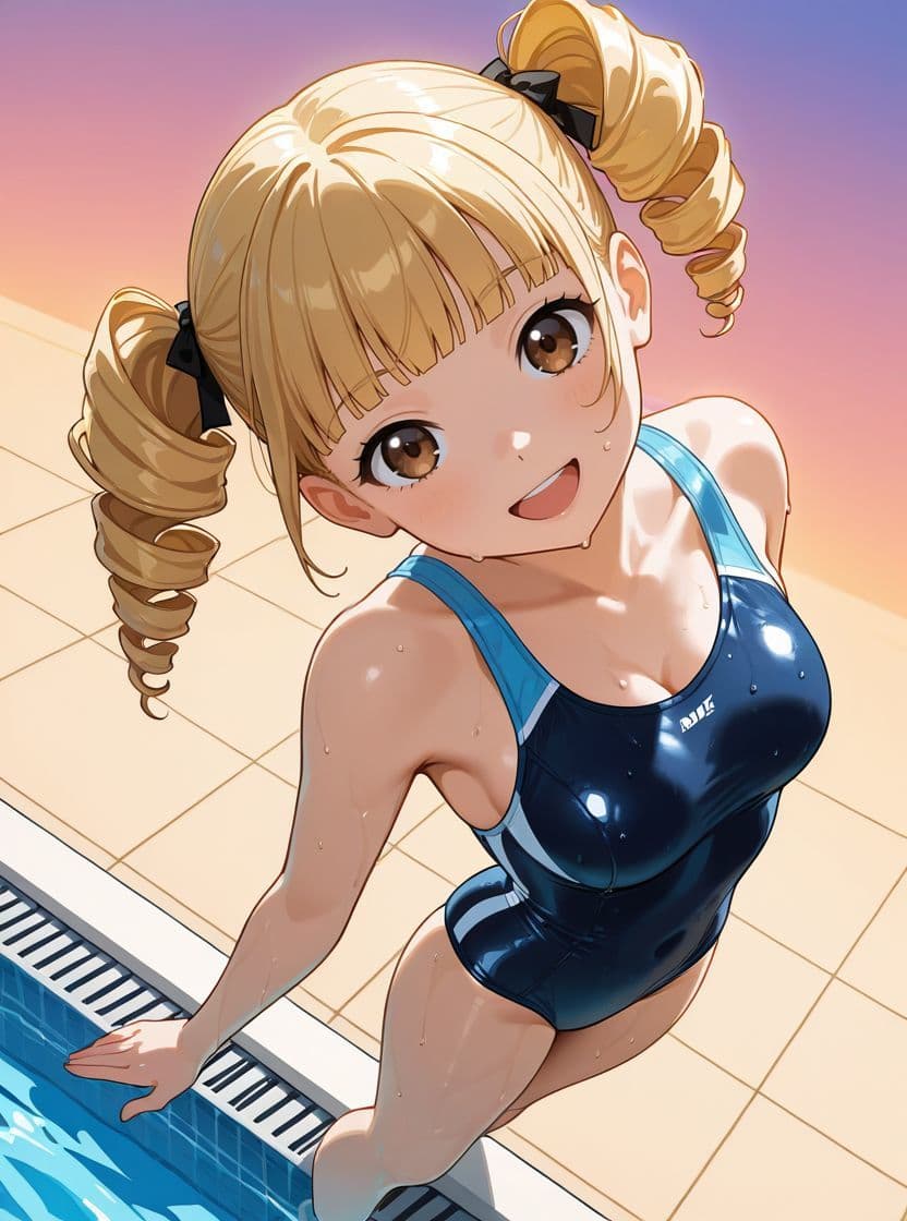 水着女子コレクション  プール編  CG集109枚 サンプル2