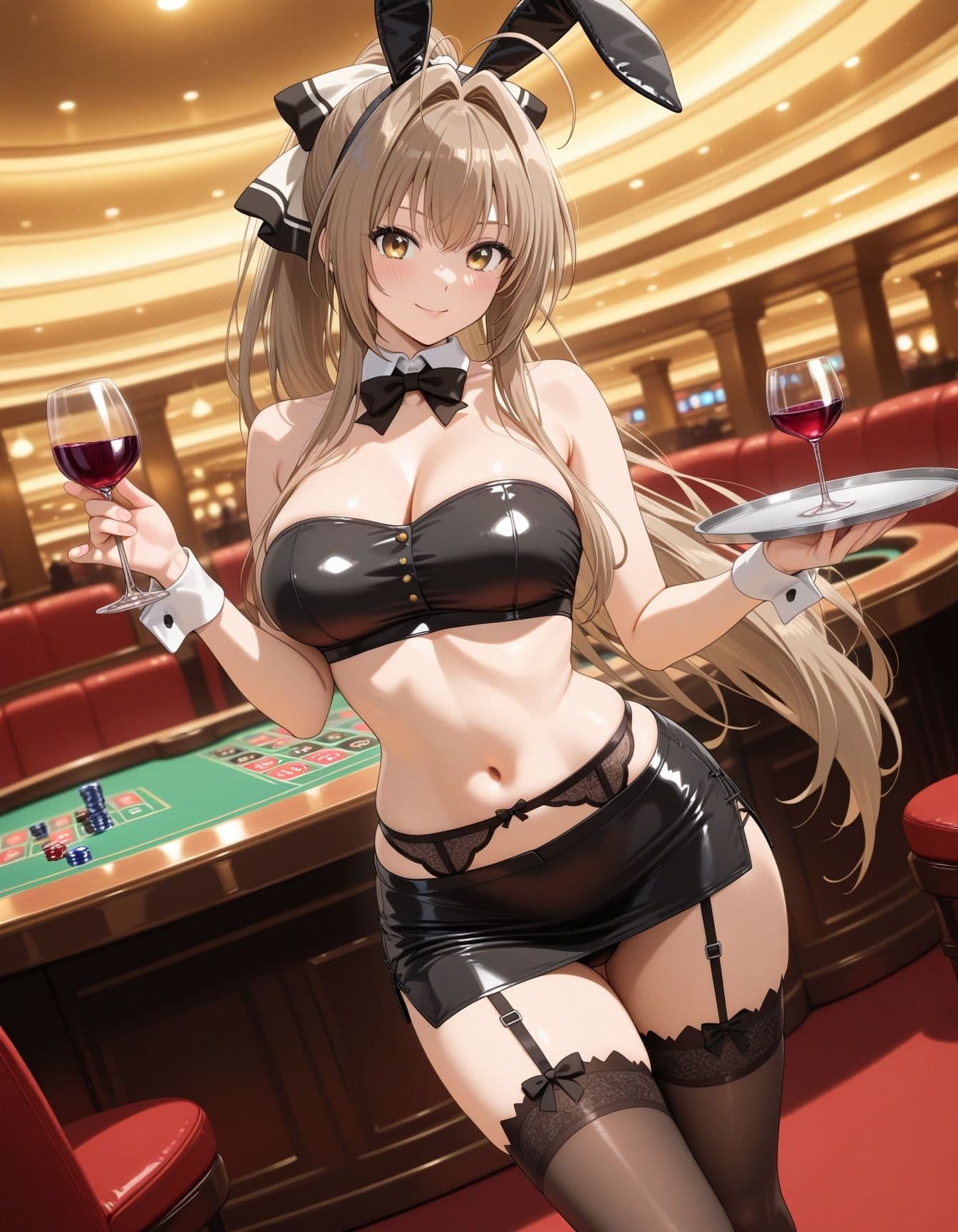 キモデブ達に犯●れたバニーガール サンプル1