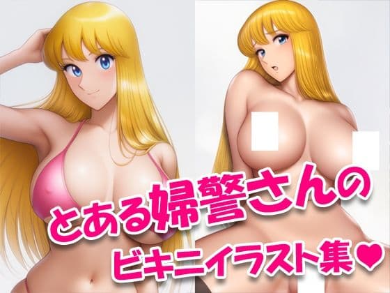 とある婦警さんのビキニイラスト集
