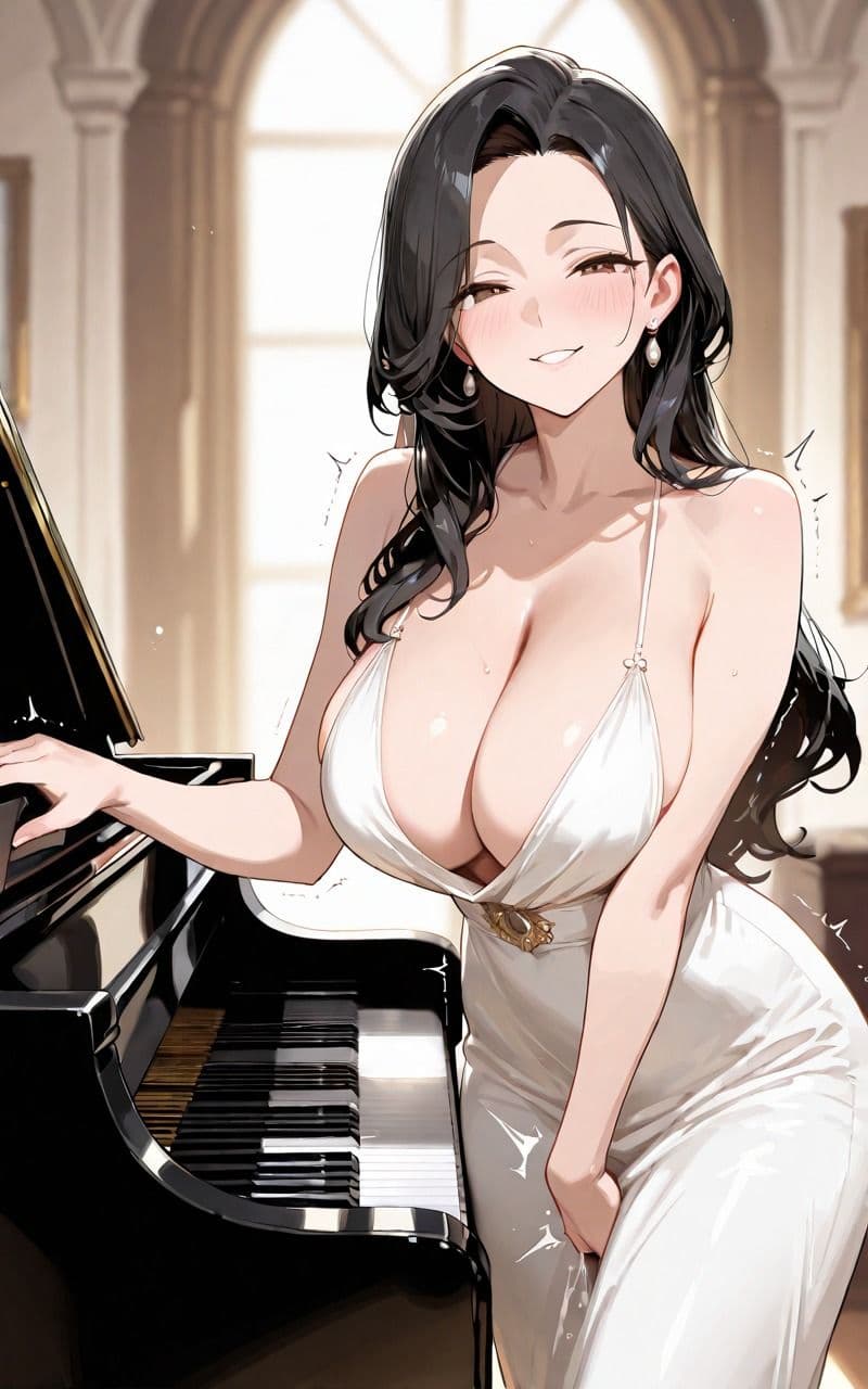 美人ピアノ講師が性♂指導！？― 放課後の個人レッスン ― サンプル2