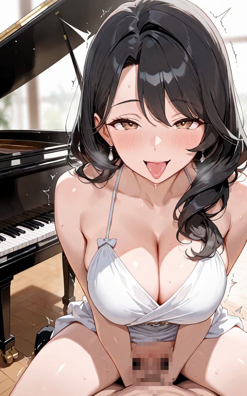 美人ピアノ講師が性♂指導！？― 放課後の個人レッスン ― サンプル3