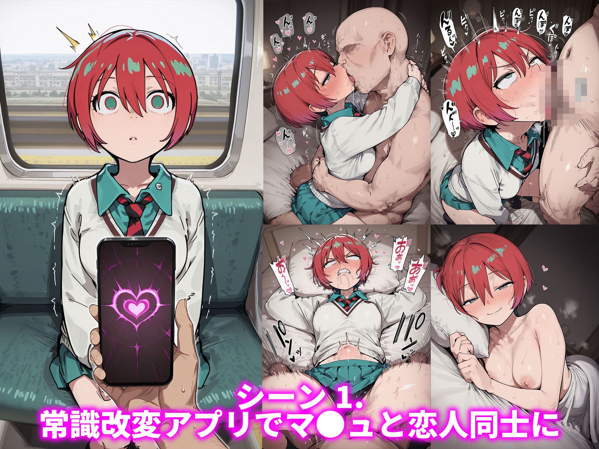 マ●ュと（常識改変アプリで孕ませてから）幸せな結婚がしたい サンプル2