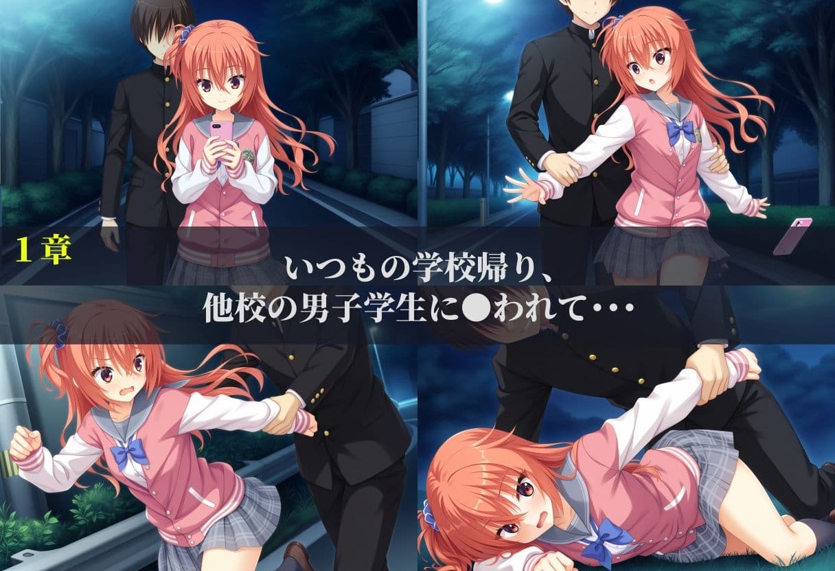 学校帰りに狙われたギャル サンプル1
