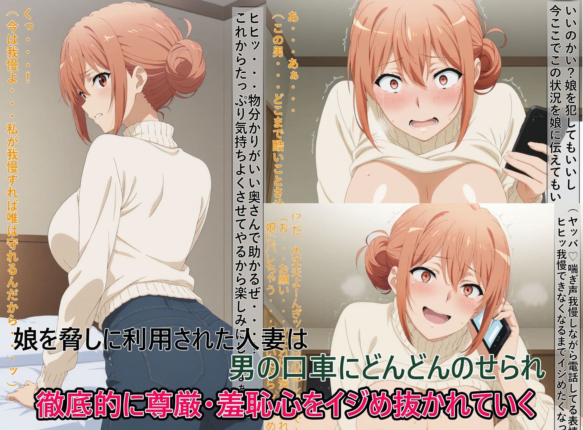 【ガハママ】美人で天真爛漫な母娘が破滅し精神崩壊するまで【由比ヶ○唯】 サンプル4