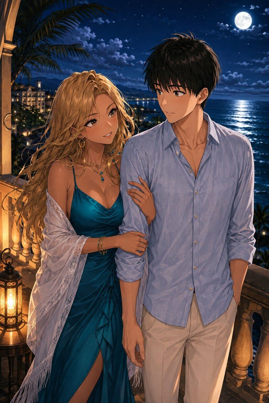 30歳の彼女と二人きり。夏のリゾート旅行 サンプル3