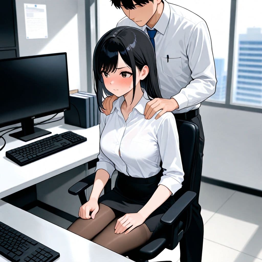 女性社員にマッサージできる権利Vol.1 サンプル1