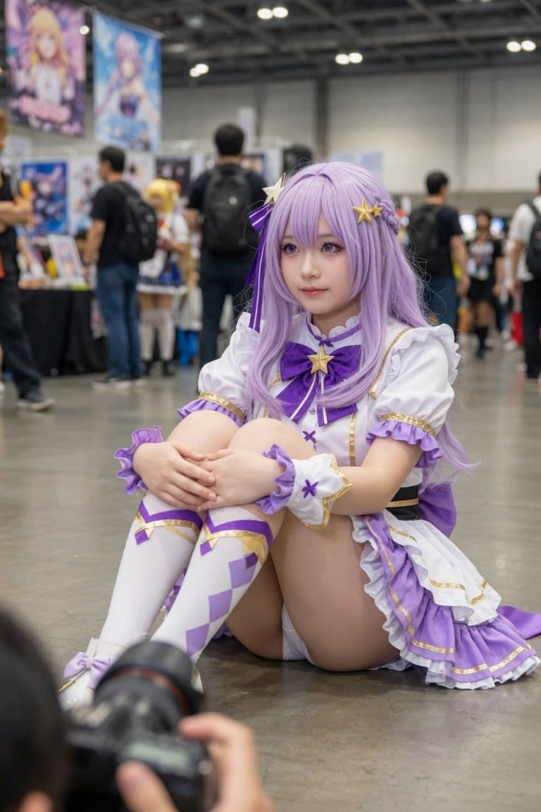 コスプレイヤーのパンチラ画像集 サンプル1