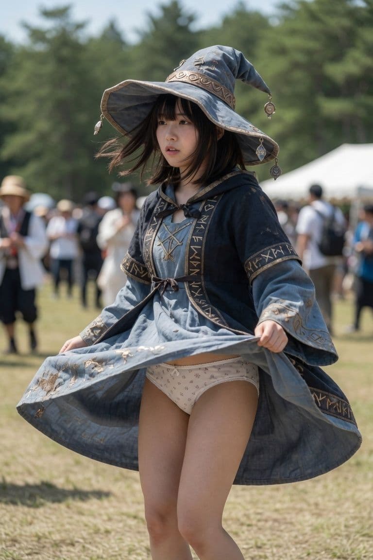 コスプレイヤーのパンチラ画像集 サンプル3