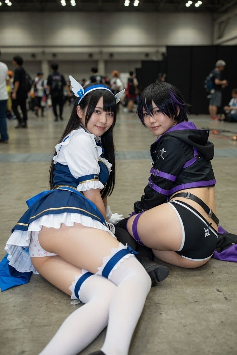 コスプレイヤーのパンチラ画像集 サンプル4