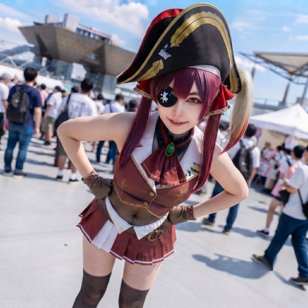【脱衣コス】宝鐘マ〇ン/ホ〇ライブ 写真集 グラビア サンプル4