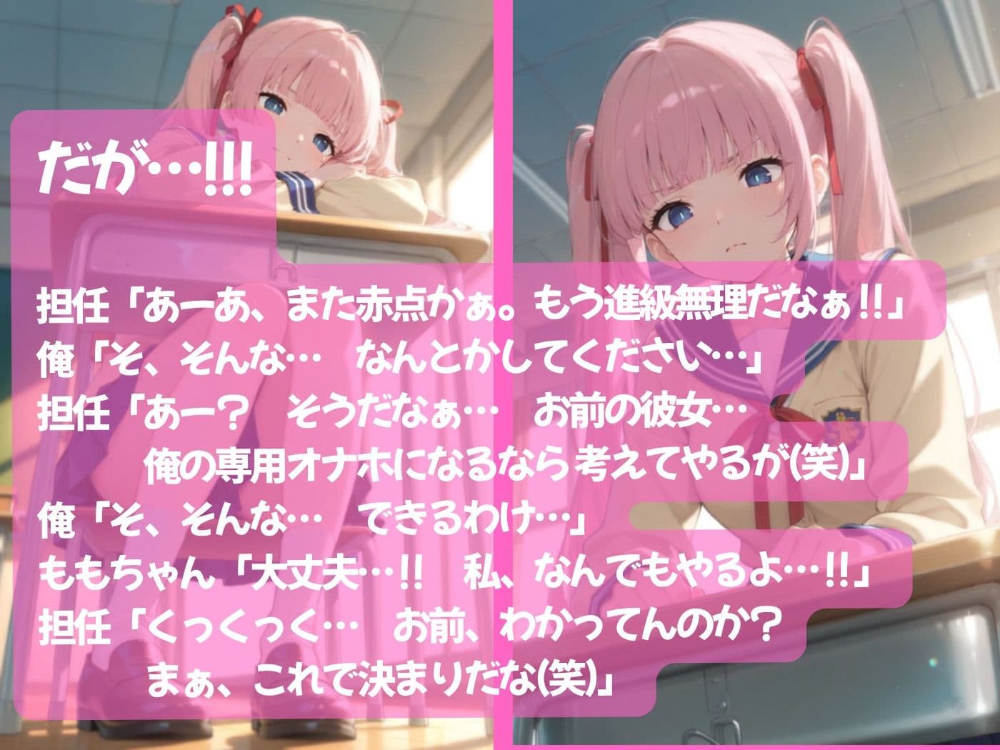 純粋無垢な俺の彼女が担任教師のオナホになった件 サンプル3