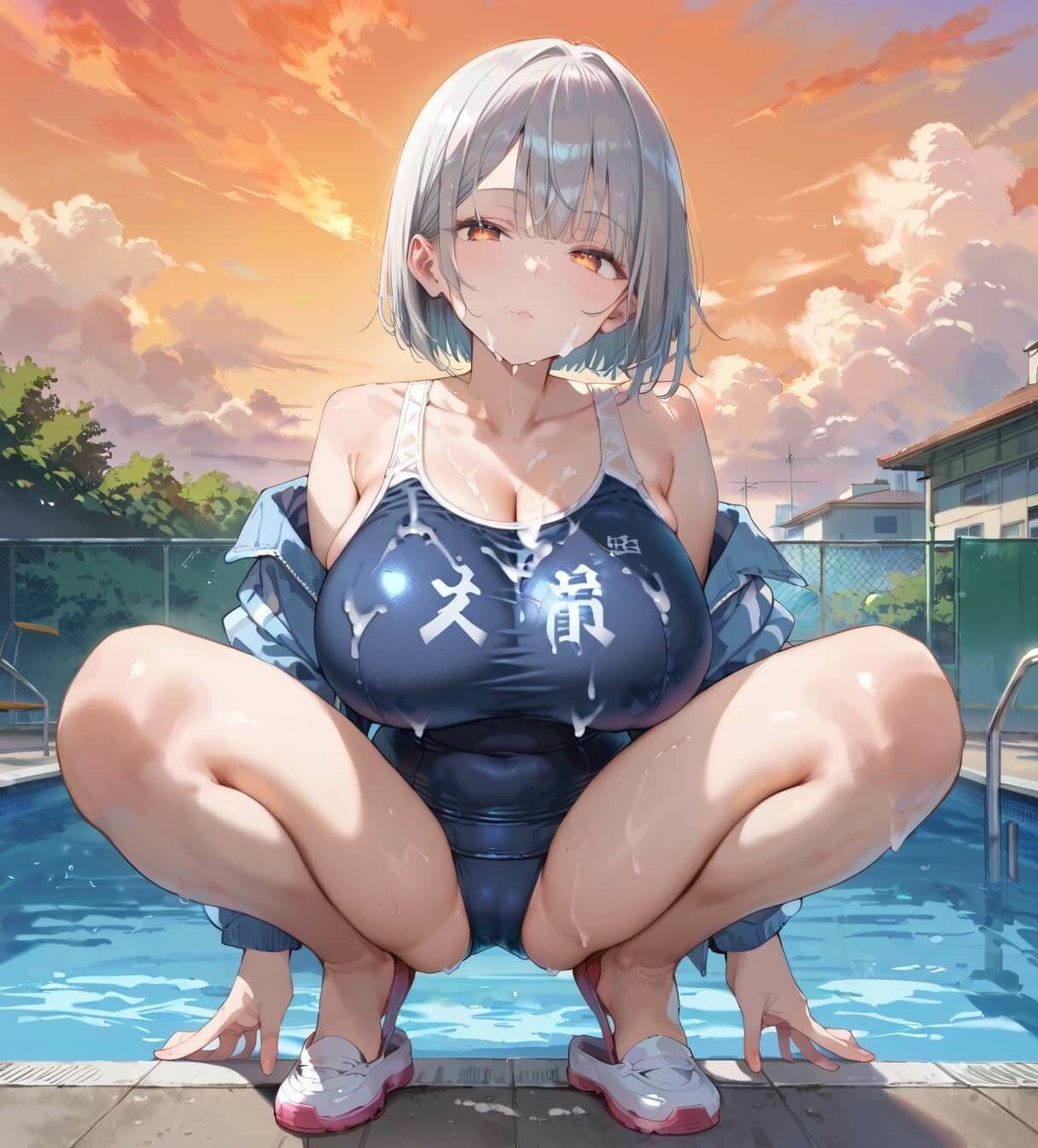 水着美女たちに、夕焼けバックに熱血指導！3★360P サンプル7