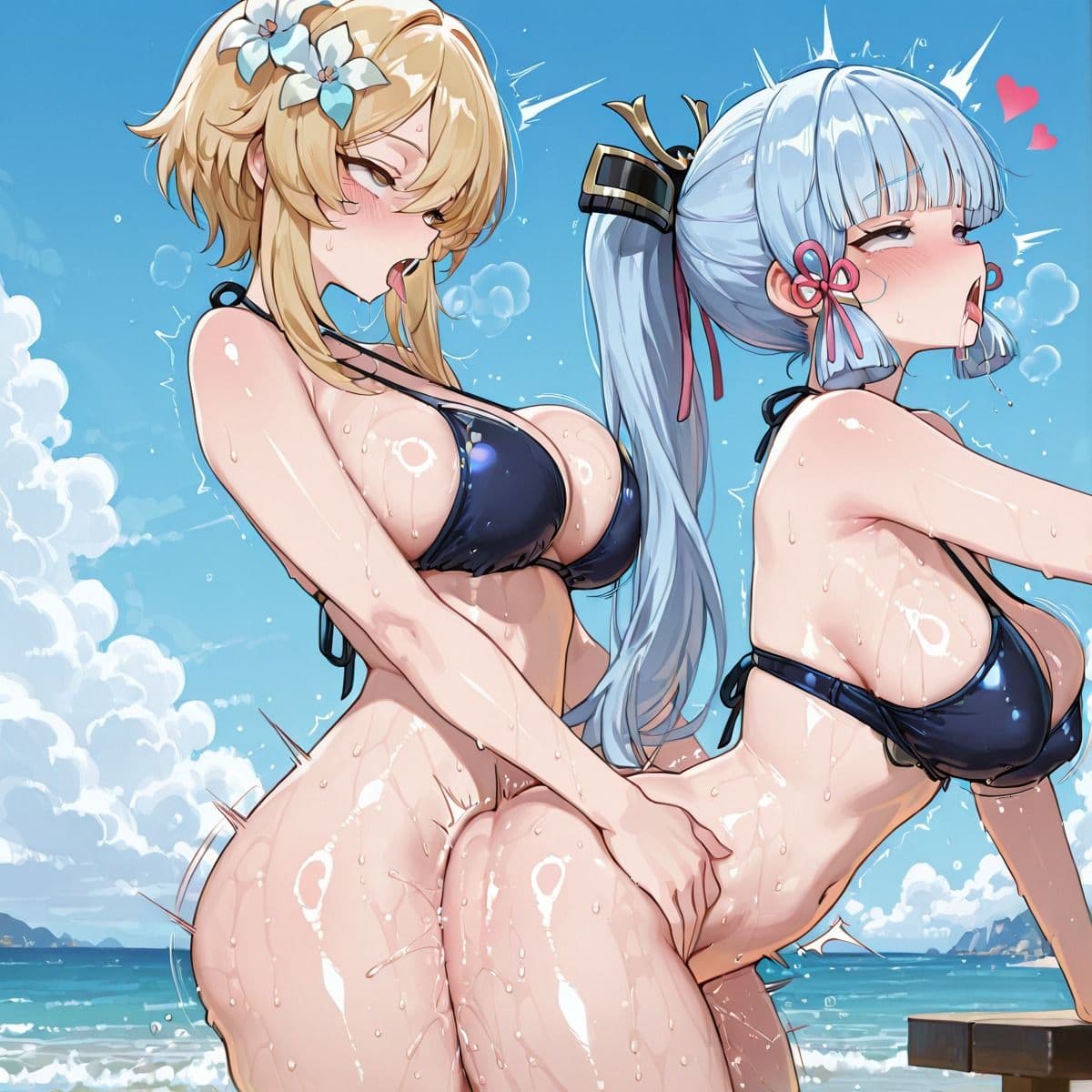 ほ〇る×綾〇 ふたなり百合CG集2 サンプル7