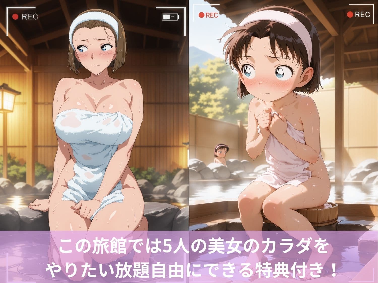 性欲へとバグった娘とハーレム旅館（名探偵コ●ン編I） サンプル2