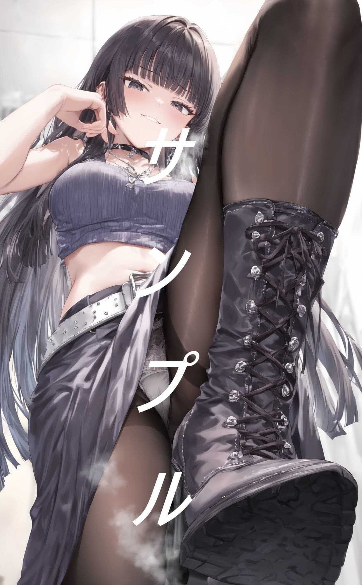黒ストブーツ踏まれ画集 サンプル4