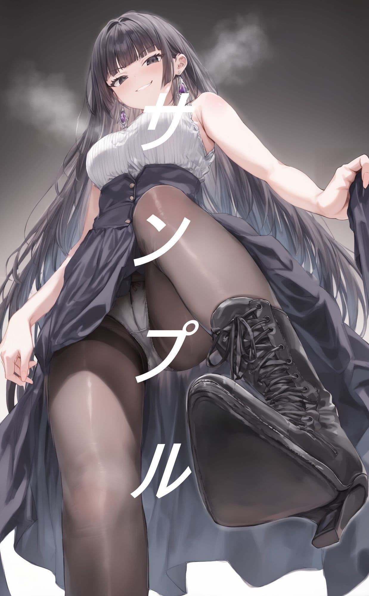 黒ストブーツ踏まれ画集 サンプル6