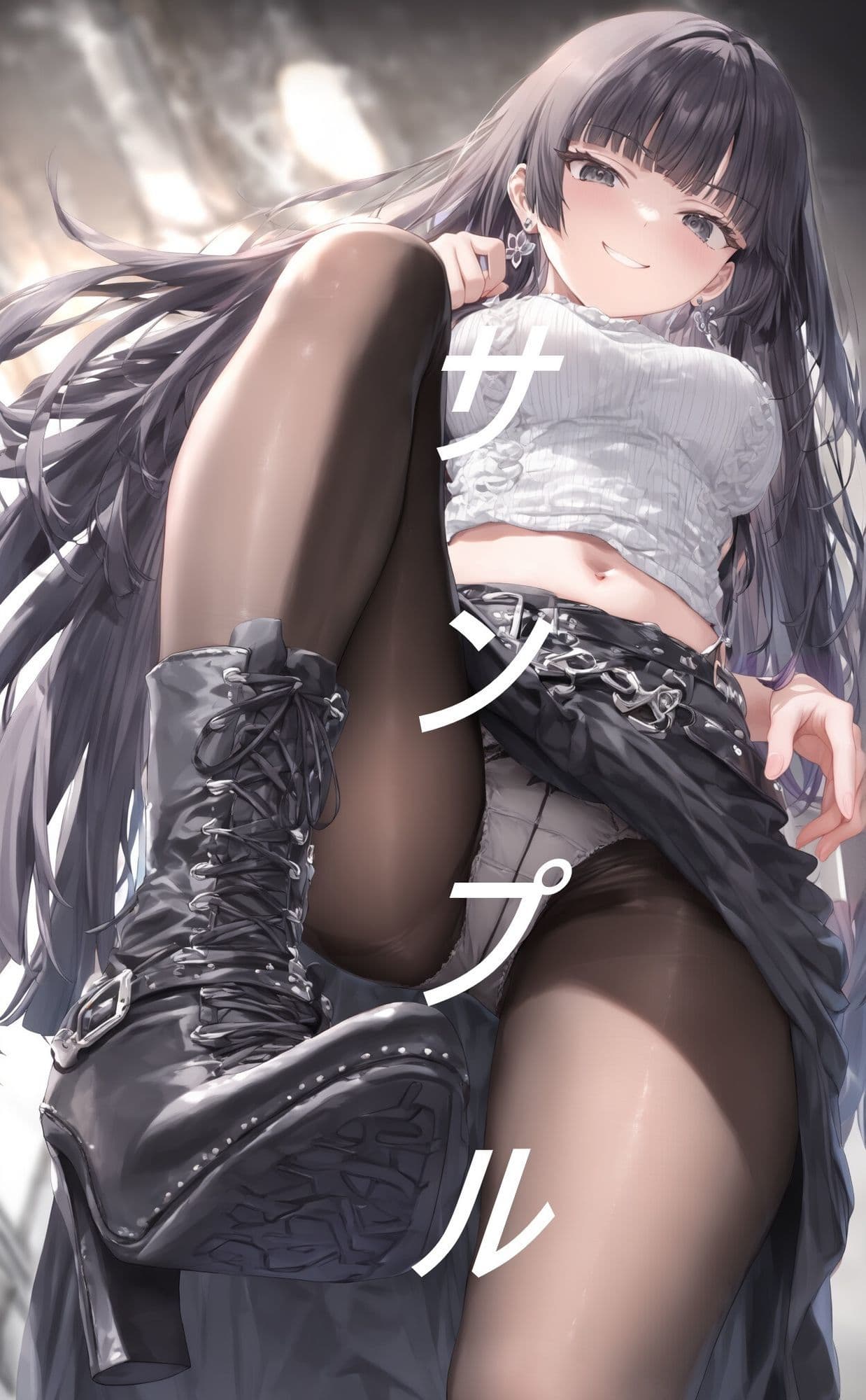 黒ストブーツ踏まれ画集 サンプル8