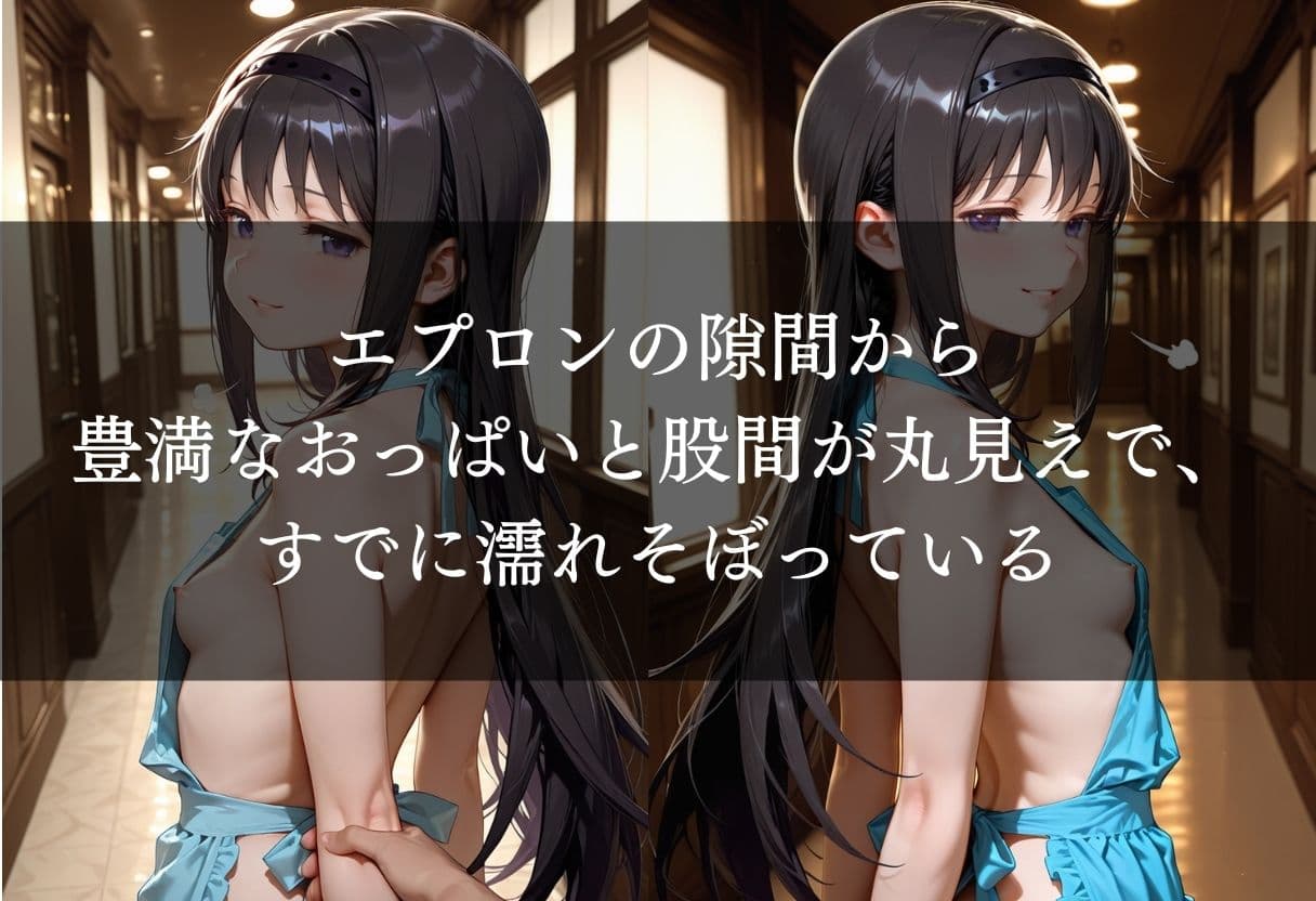 変態彼女と裸エプロンSEX サンプル3
