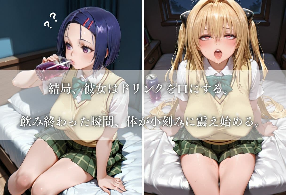自宅で清楚美女学生に特別なドリンクを飲ませたら超乳化した話〜Vol.1〜 サンプル2