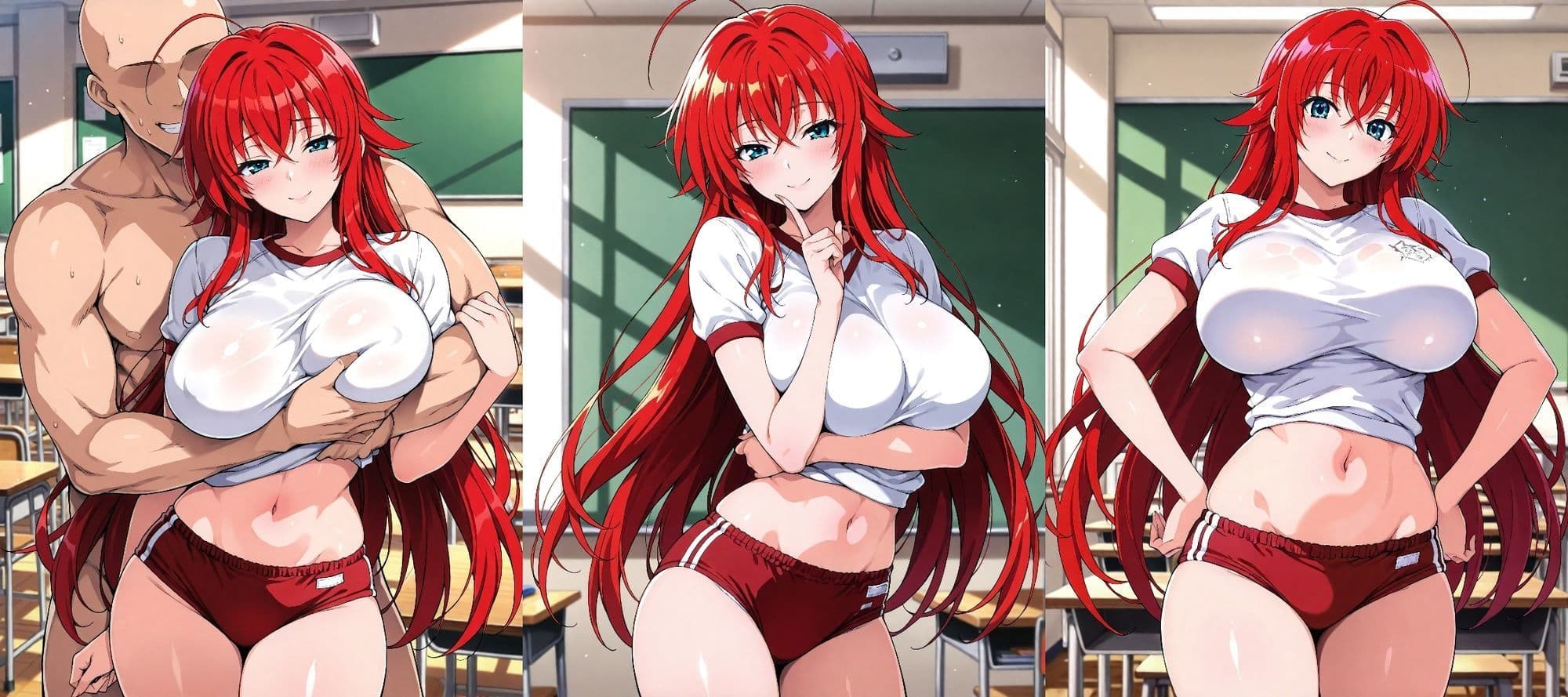 お手軽ブルマえっち リアス編 サンプル1