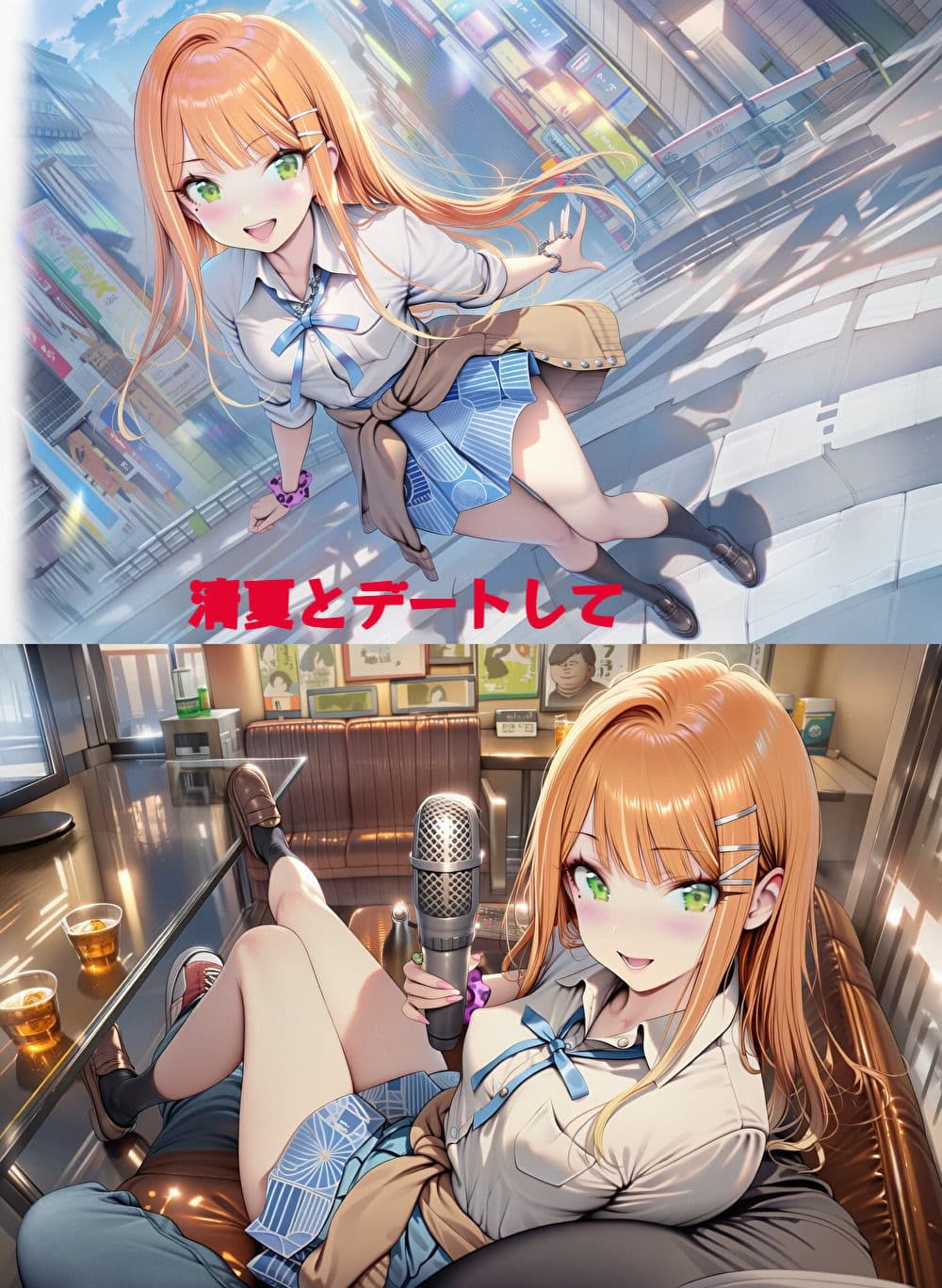 紫〇清夏とデートしてえっち サンプル1