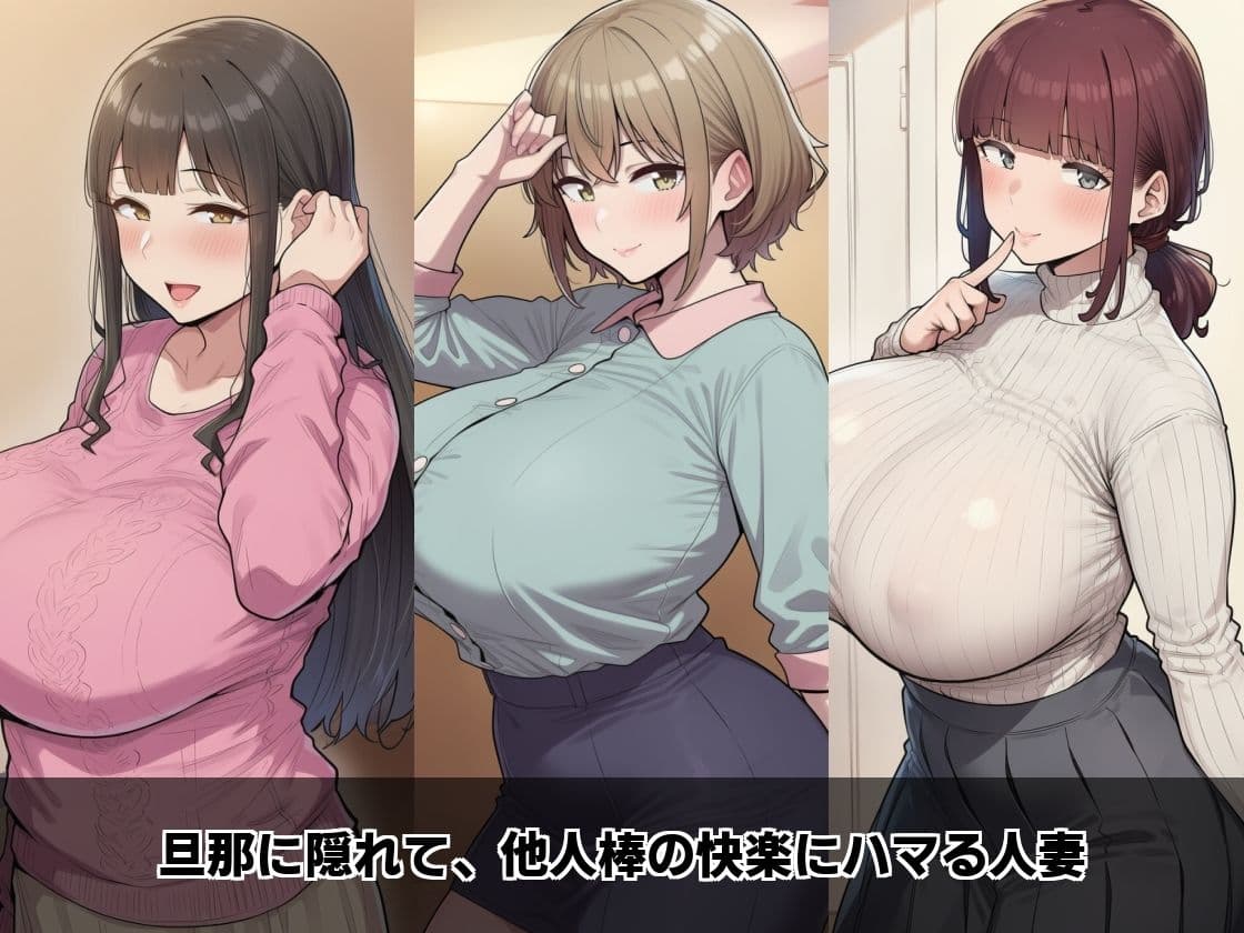 夫不在の自宅で人妻不倫 〜あなたじゃ満足できないの〜 サンプル1