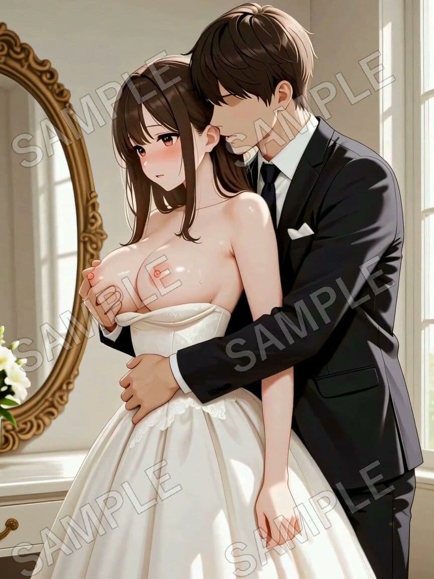 ここな ウエディングNTR 〜式の直前、控室で元カレと〜 サンプル4