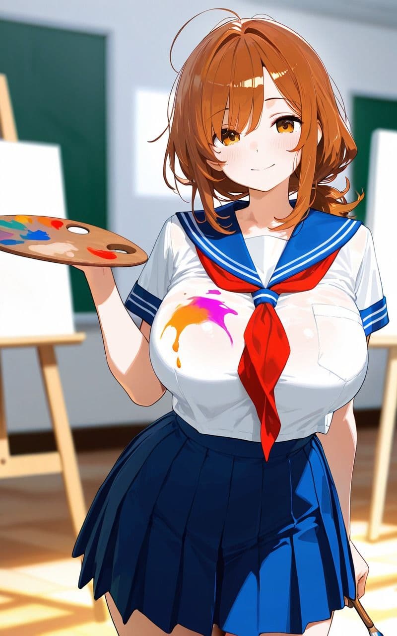 最強ヒロイン育成学院 ― 美術部員をヨゴす ― サンプル1