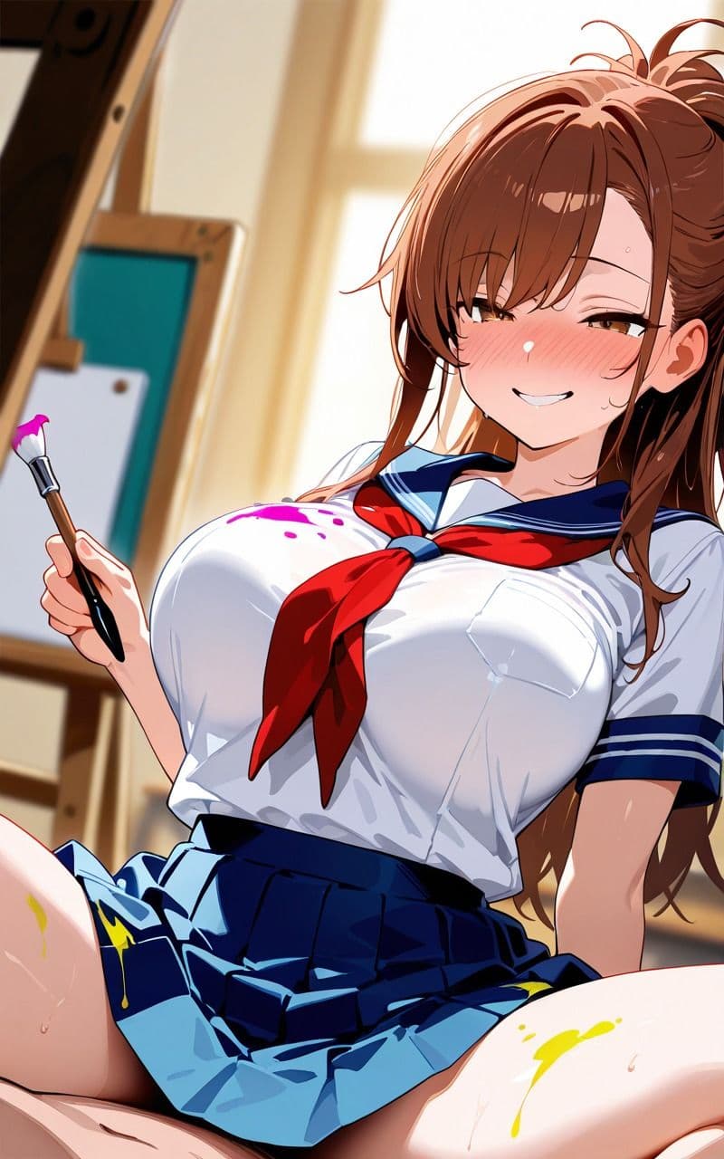 最強ヒロイン育成学院 ― 美術部員をヨゴす ― サンプル7