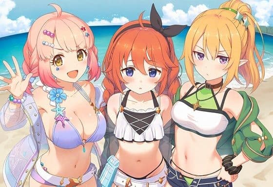 【プ◯コネR】なかよし部の水着乱交パーティー