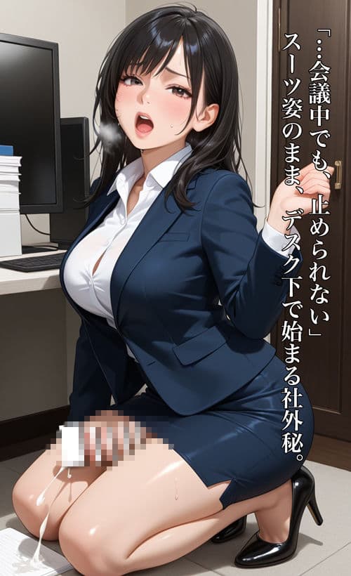 ヌキ殺しニューハーフお姉さん詰め合わせ 〜スーツで始まり、気づけば理性は裸〜 サンプル1