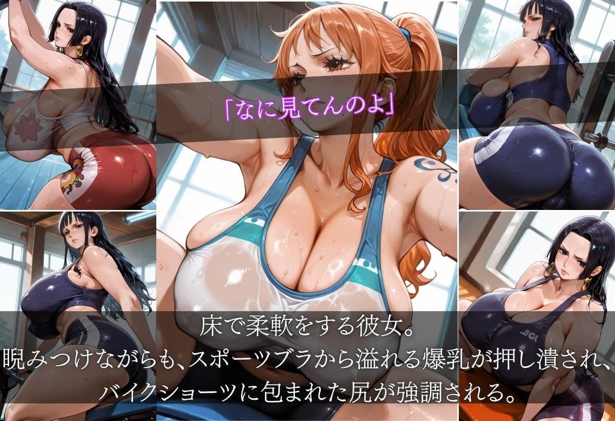 爆乳ジム  ナミ・ロビン・ハンコック 気が強い爆乳を堕とす サンプル2