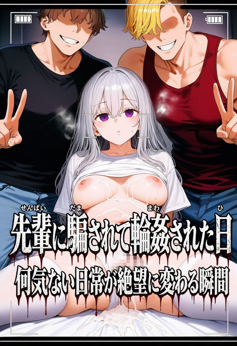 先輩に騙されて輪●された日 サンプル1