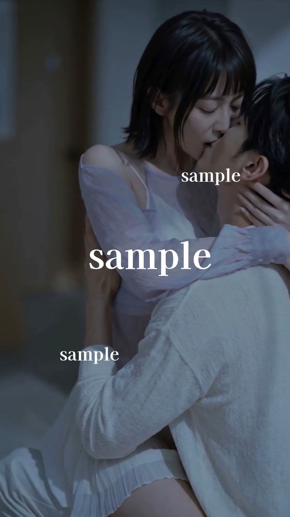 【脱がさずSEX】着衣の快楽！至近距離で濃厚キス…彼女の甘い声とイキ顔に絶頂不可避 サンプル7