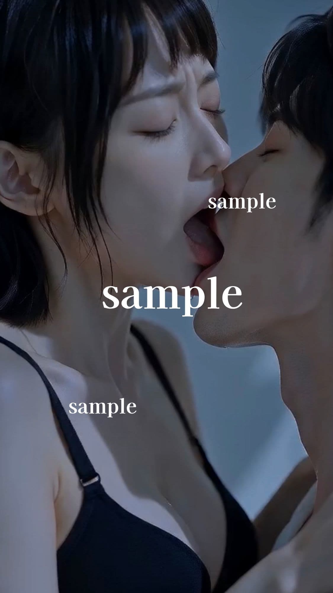 【脱がさずSEX】着衣の快楽！至近距離で濃厚キス…彼女の甘い声とイキ顔に絶頂不可避 サンプル10