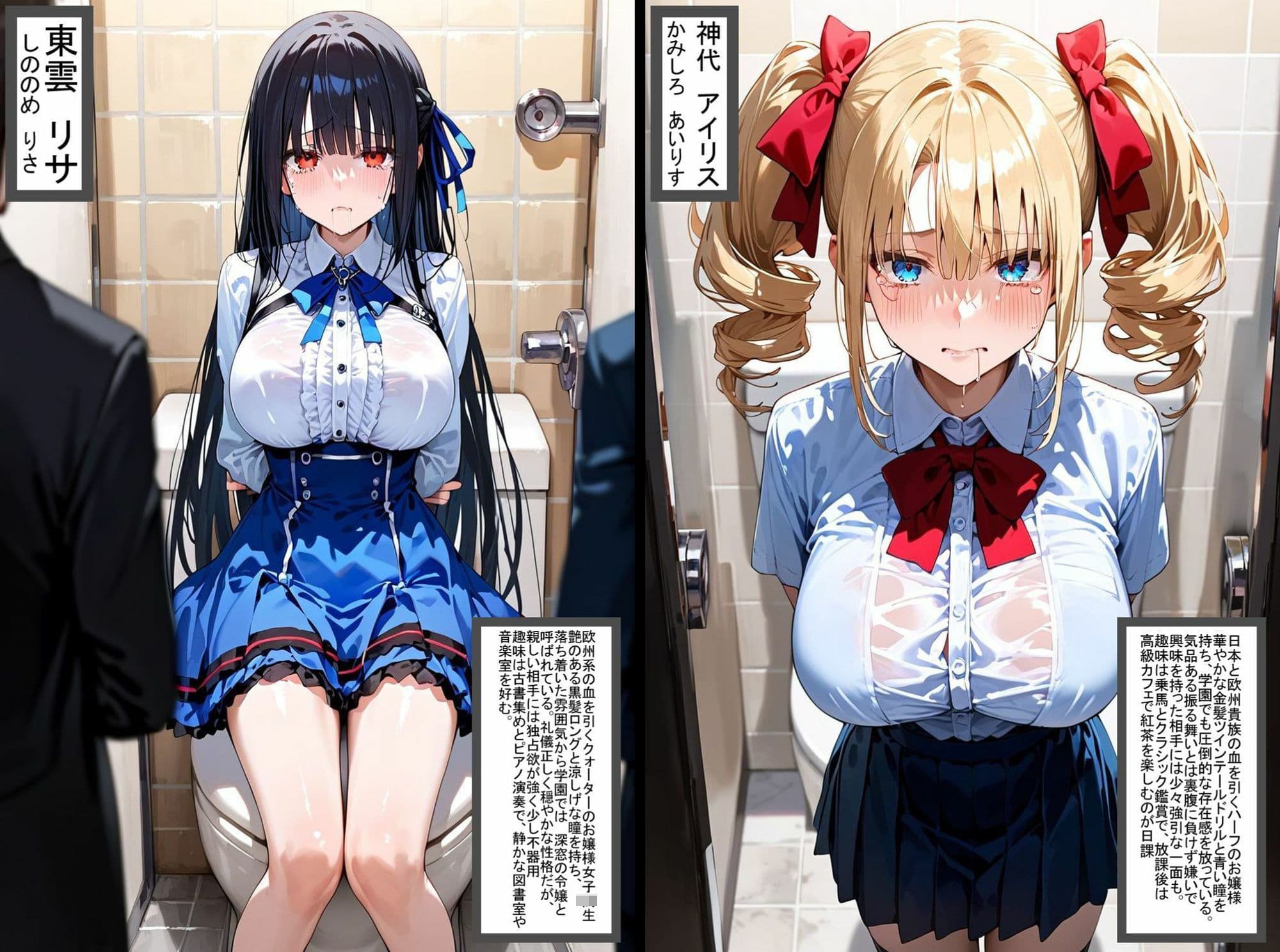 2人の狙われたJK 性奴●化計画【肉便器編】（リサ・アイリス） サンプル1
