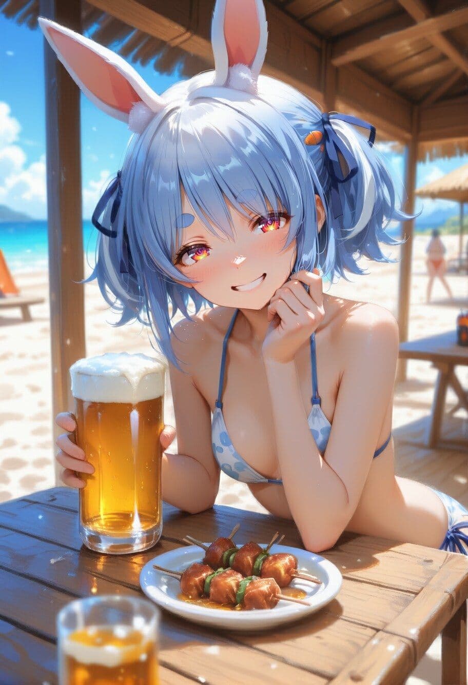 Vtuberと海デート 〜兎田ぺ〇ら〜 サンプル4
