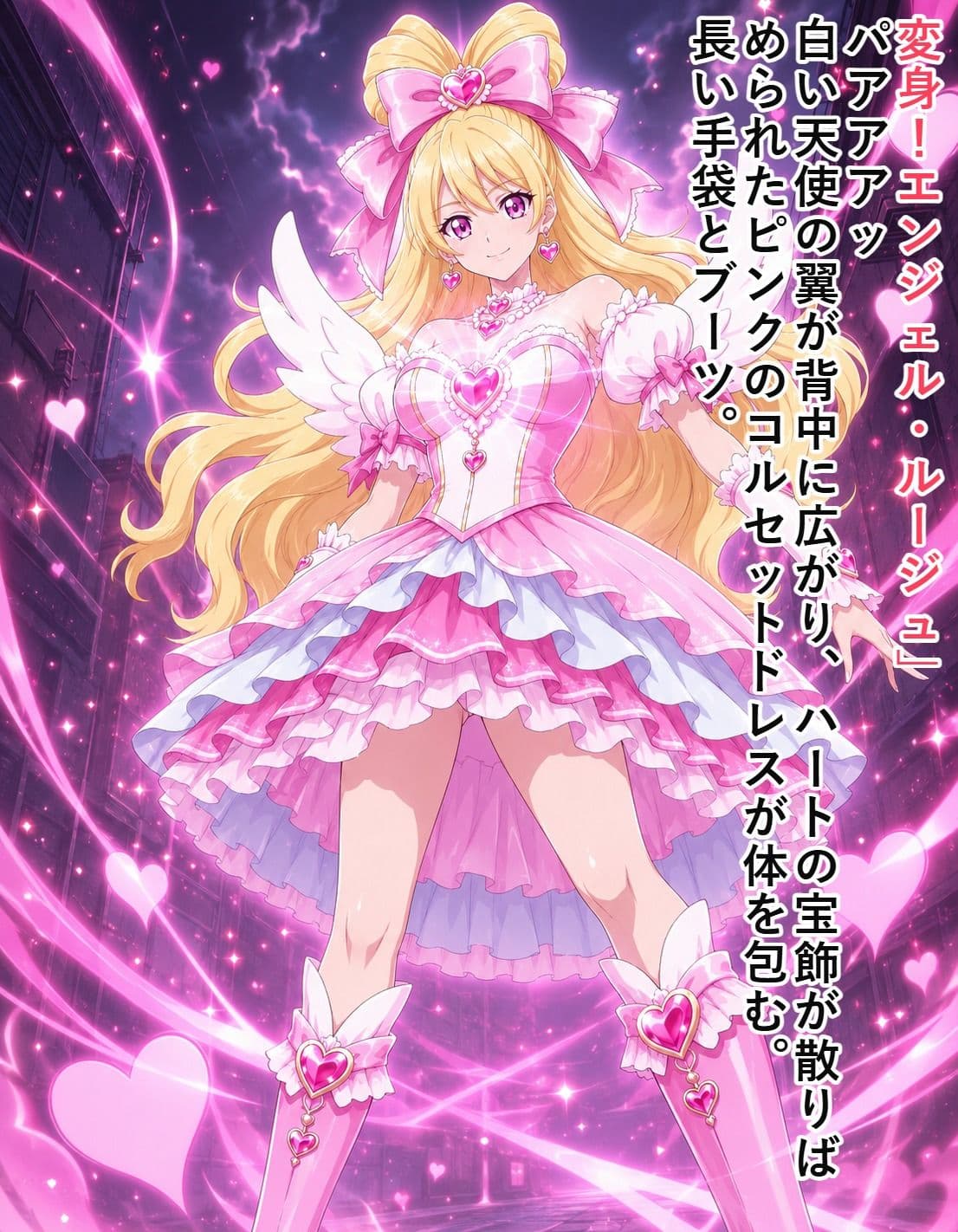 変身ヒロイン  エンジェル・ルージュ サンプル3