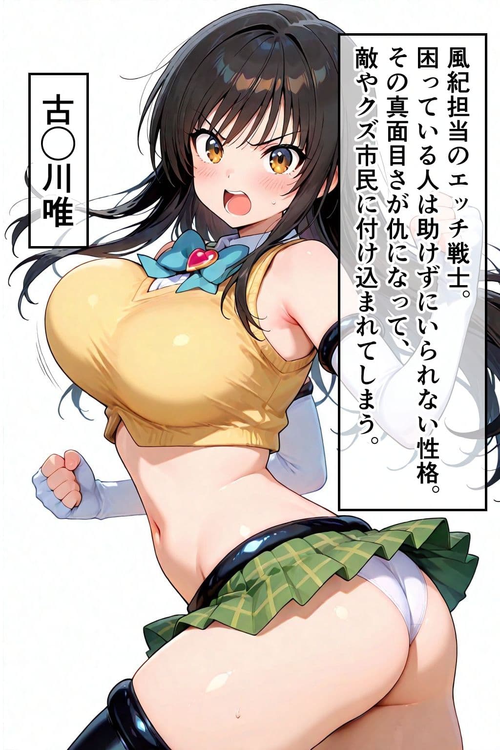 美少女エッチ戦士 古◯川唯 1  疑似セックス！？オジサンを射精させないと出られない部屋 サンプル2