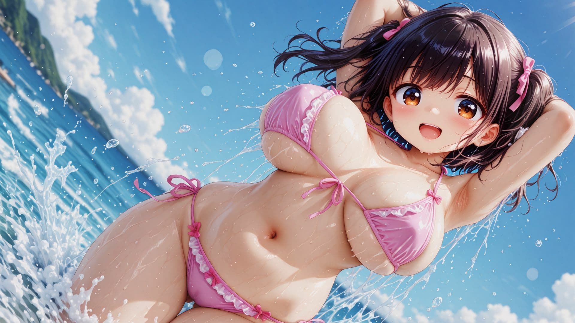水着グラビア〜真夏のさいみんビーチ〜 サンプル1
