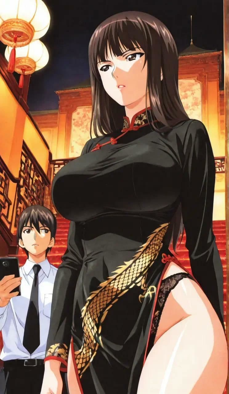 家元にチャイナドレスを着せてヤリまくる...！ サンプル5