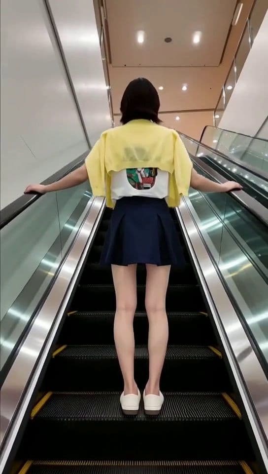 ［AI動画・スマホ特化］ エスカレータで見かけた淑女な奥様…やることやってるんだ…熟女編 サンプル4