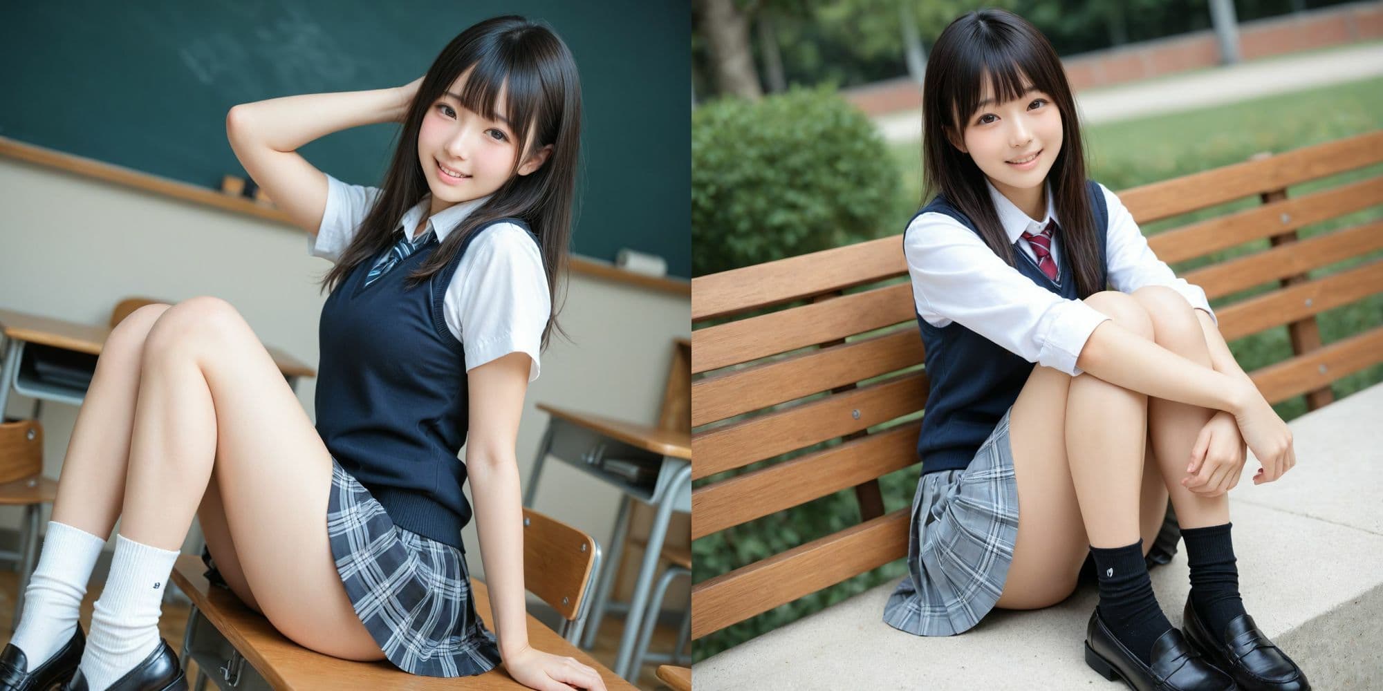 制服  清楚系 サンプル4