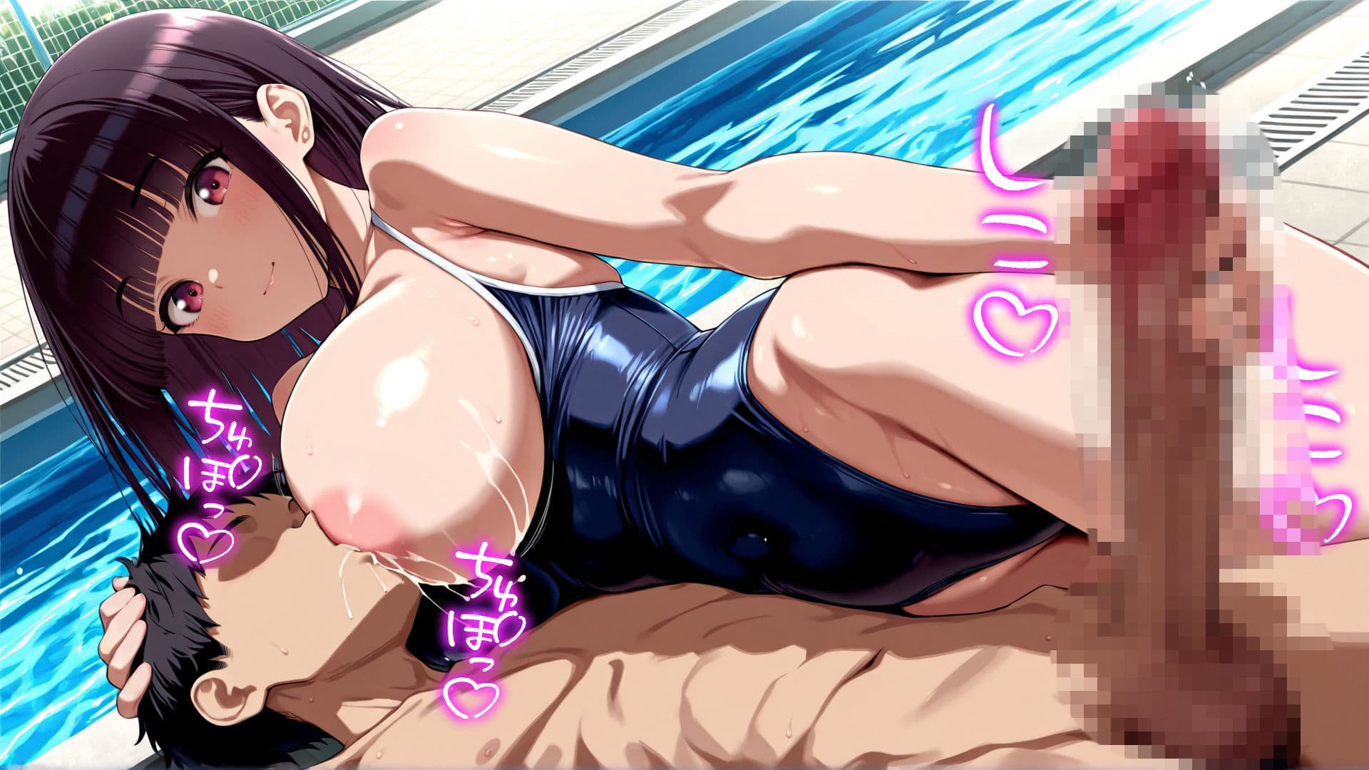 厳選！！爆乳スク水CG集！！ サンプル1