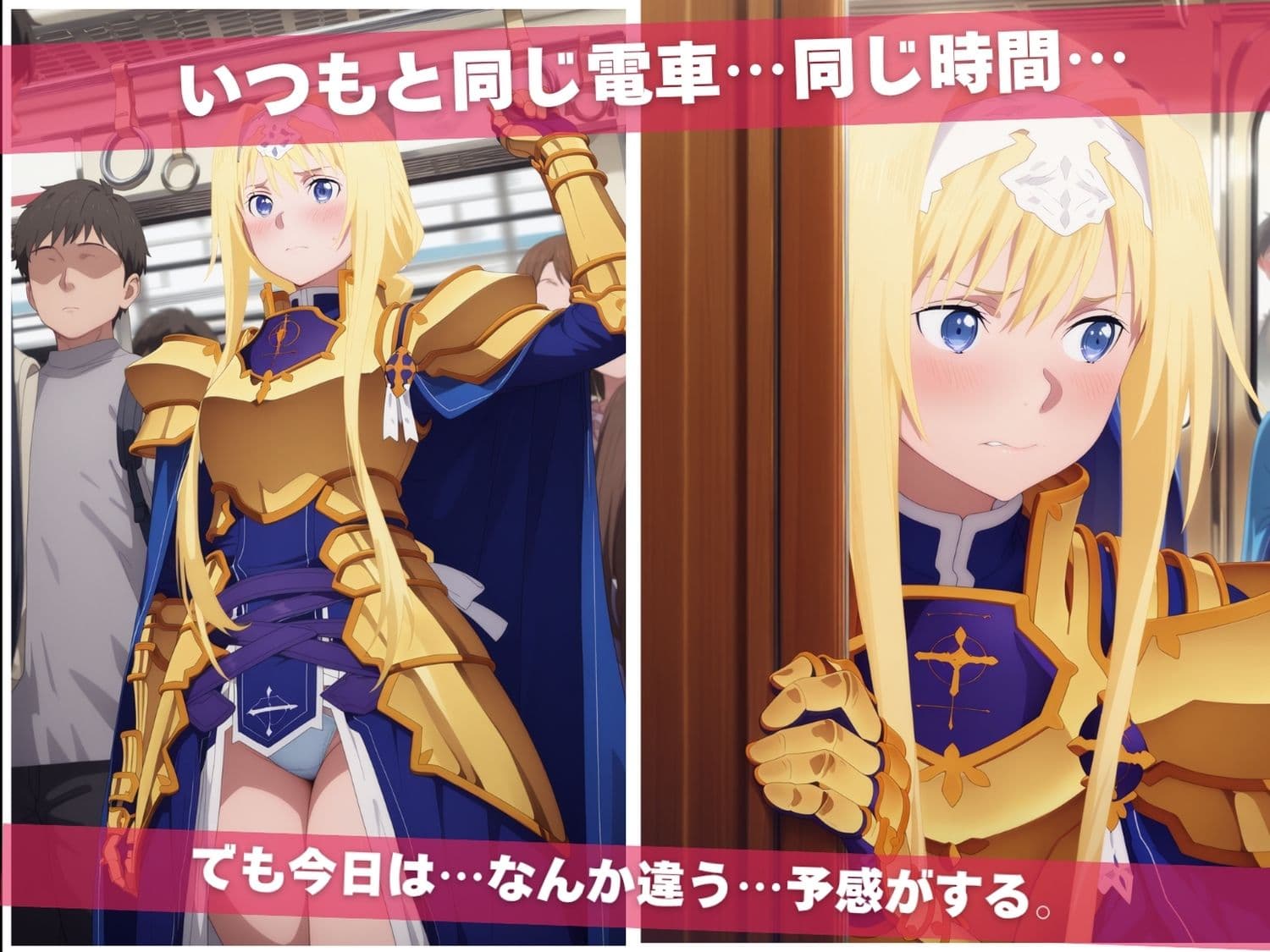 満員痴●電車肉便器化計画 ソ●ドアート・オンライン編 サンプル1