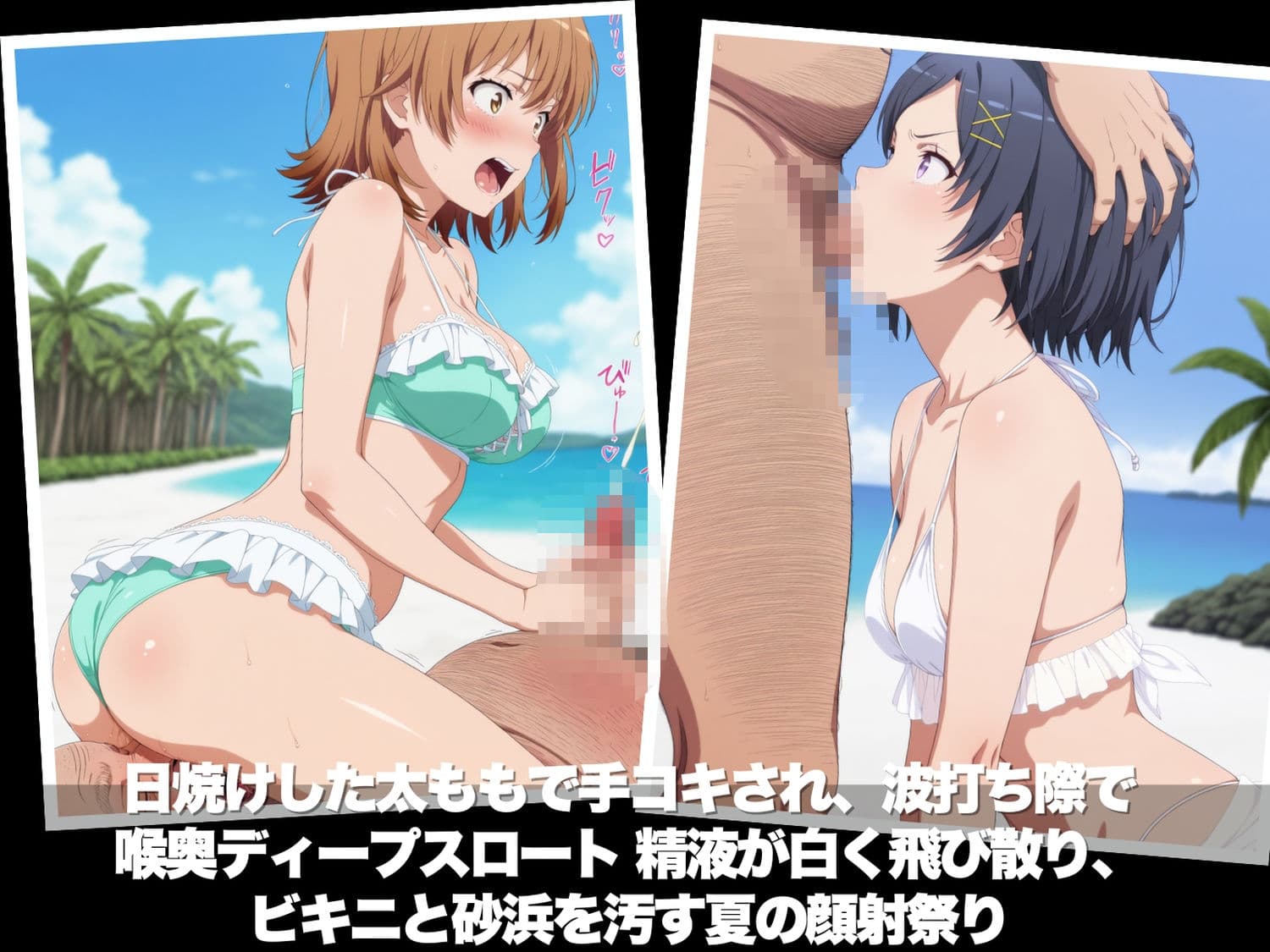 真夏の海辺で堕ちて 〜おじさんの虜になって妊娠するまで〜 や●り俺の青春ラブコメはまちがっている。編 サンプル4