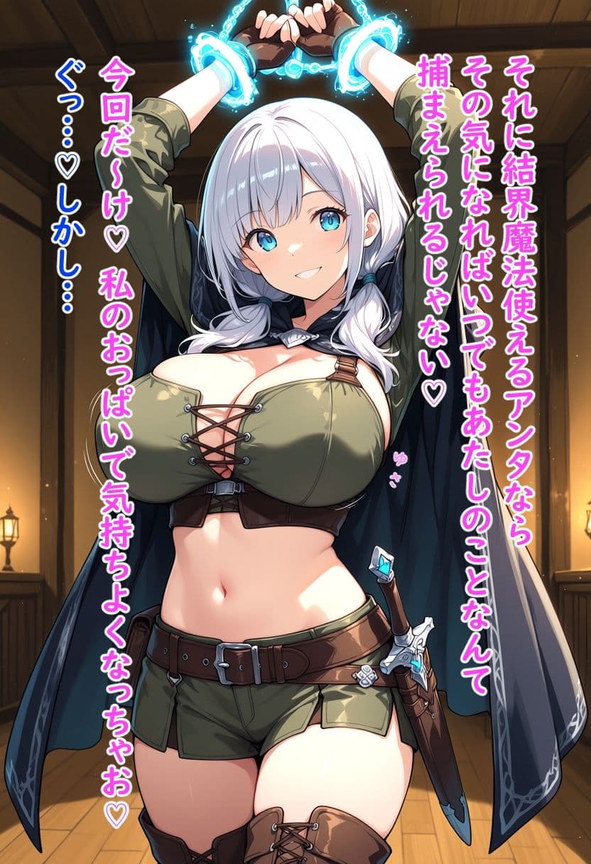 爆乳盗賊の色仕掛けレベルドレイン サンプル3