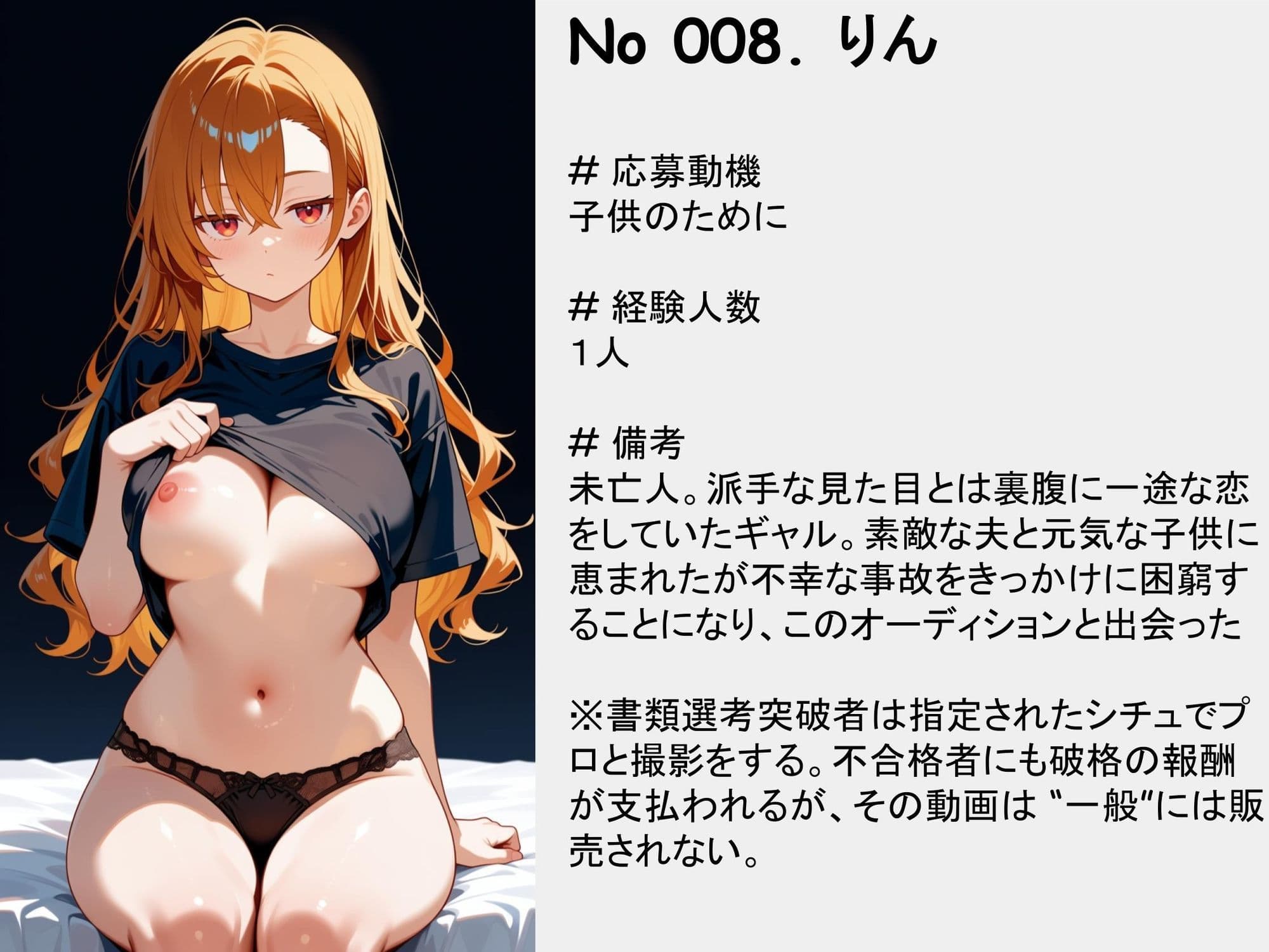 アダルトアイドルオーディション サンプル8
