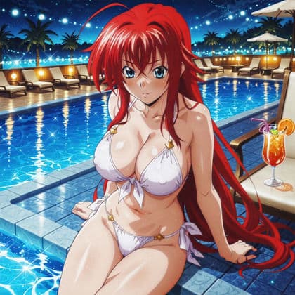 リアス・〇レモリーと夜デートでイチャラブ編 サンプル1